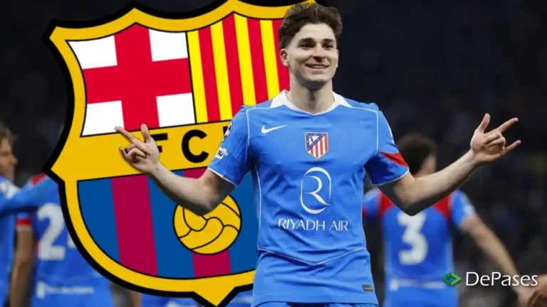 Julián Álvarez Atlético de Madrid FC Barcelona