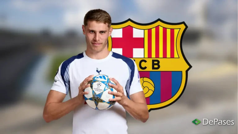 Tottenham Micky van de Ven FC Barcelona