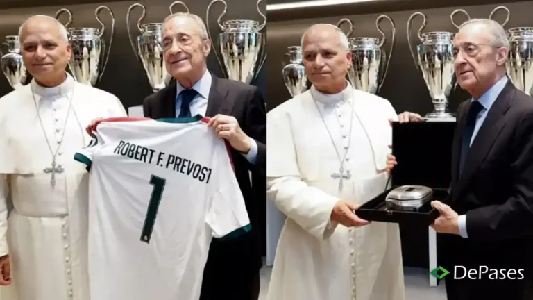 León XIV Real Madrid Florentino Pérez Estadio Santiago Bernabéu