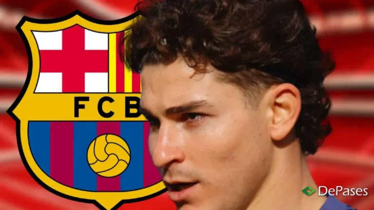 Tras rechazar al Real Madrid : la oferta del Barcelona para llevarse a Julián Alvarez