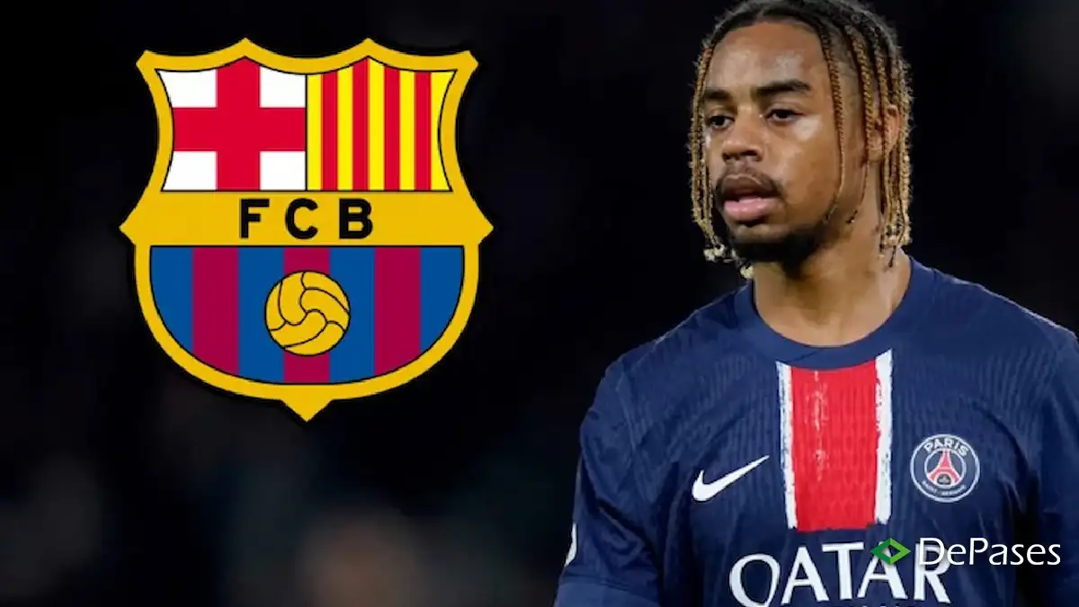 Bradley Barcola PSG FC Barcelona