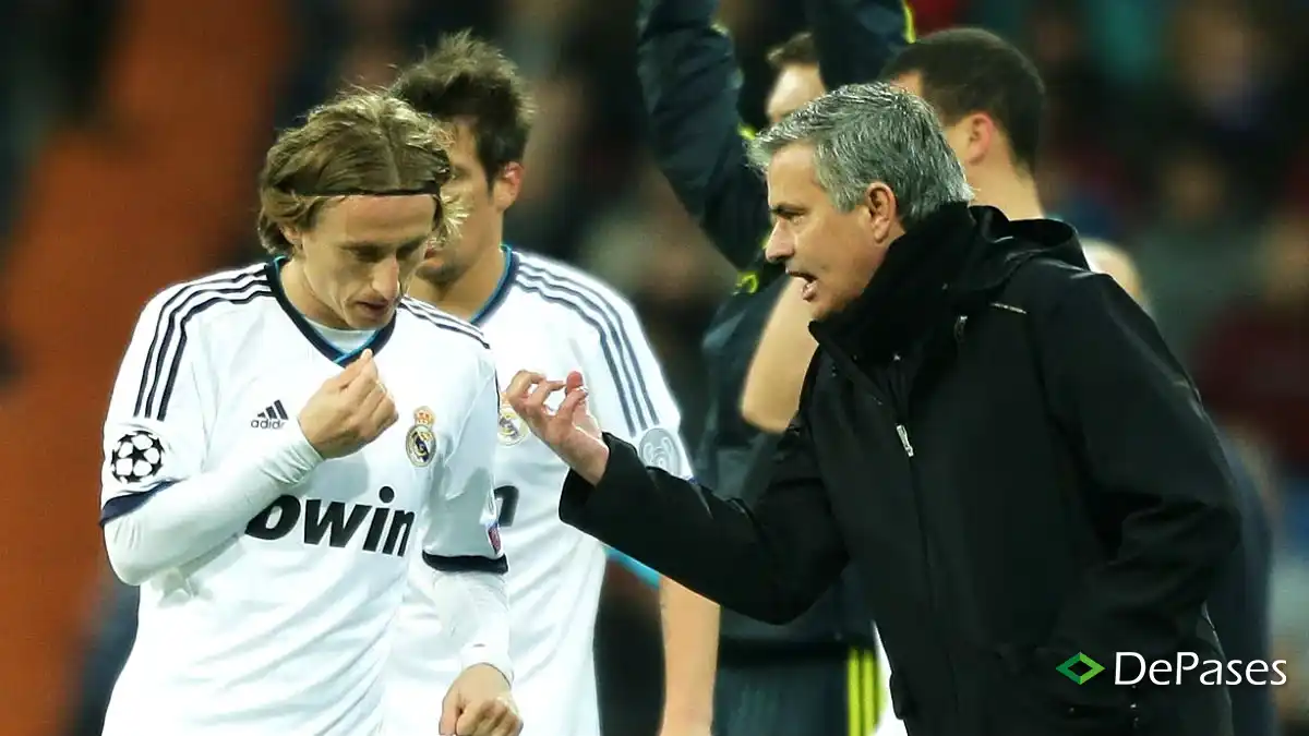 José Mourinho Luka Modric Real Madrid