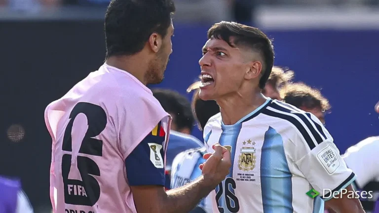 ¡Atención! El duro gesto de Nahuel Molina tras la final del Mundial