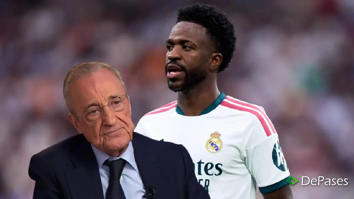 Vinícius Jr. Florentino Pérez Real Madrid