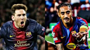 Raphinha Lionel Messi FC Barcelona
