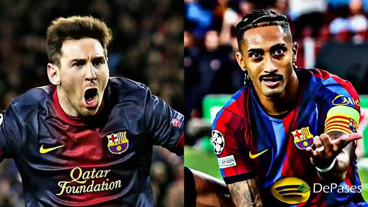 Raphinha Lionel Messi FC Barcelona