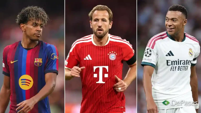 Lamine Yamal Harry Kane Kylian Mbappé FC Barcelona