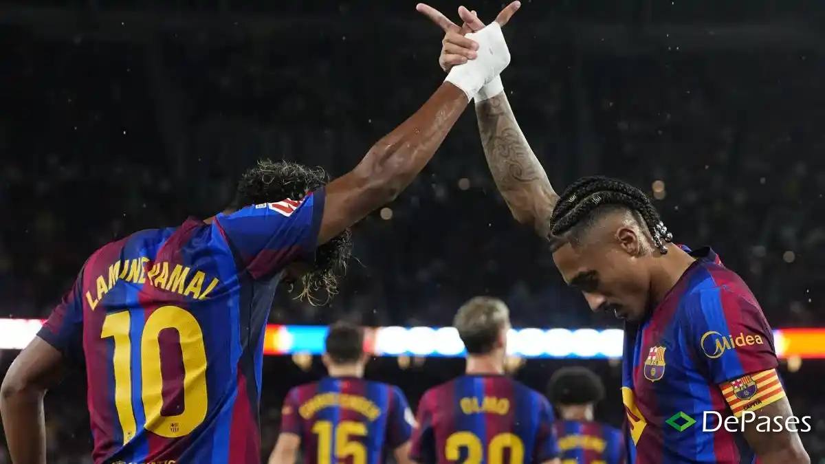 Raphinha Lamine Yamal FC Barcelona
