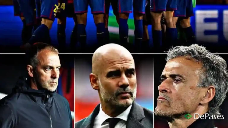 Hansi Flick Pep Guardiola Luis Enrique FC Barcelona