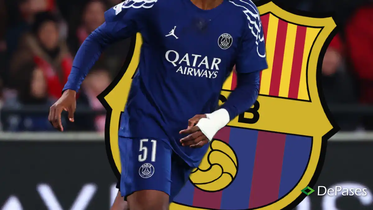 PSG FC Barcelona William Pacho